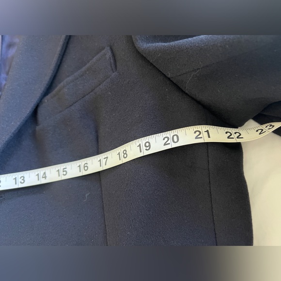 NWT J. Crew topcoat in navy cashmere blend size 40s (men’s medium) - Picture 9 of 13